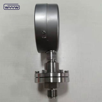 100mm DN20 PN40 نوع فلنج فشار سنج SS316 فولاد ضد زنگ