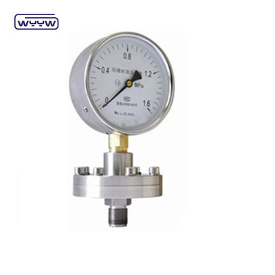 60mm SS316 فشار سنج دیافراگم تولید کننده 1 سال گارانتی