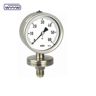 WYYW فشار سنج دیافراگم 100mm فشار سنج سنگین