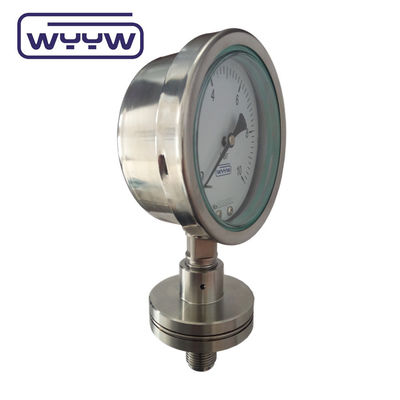 WYYW فشار سنج دیافراگم 100mm فشار سنج سنگین