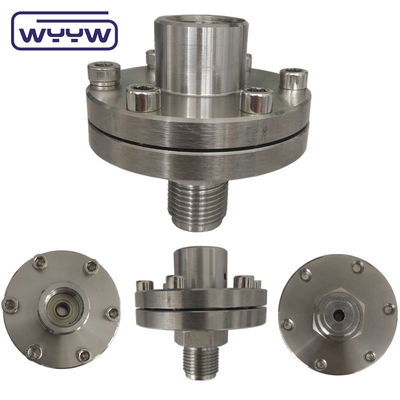 4&quot; 100mm فشار سنج دیافراگم مهر و موم صورت SS و SS داخلی