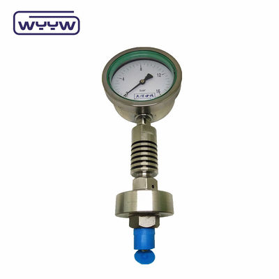 100mm اندازه دایر فشار سنج پایین اتصال 1.6٪ دقت