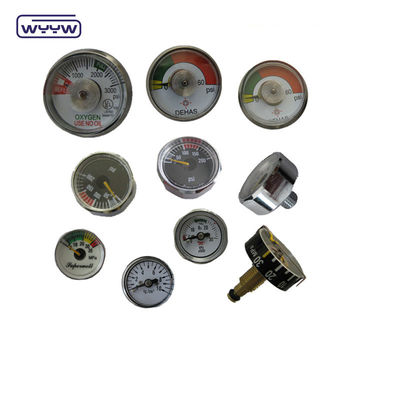 4000PSI 38mm ss مورد بهار تنظیم اندازه کوچک با فشار سنج بطری پوشش لاستیک