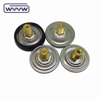 4000PSI 38mm ss مورد بهار تنظیم اندازه کوچک با فشار سنج بطری پوشش لاستیک