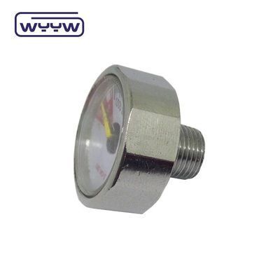کوچک 25mm G1/8 &quot; 1 اینچ هکساگون سفارشی فشار سنج ویژه