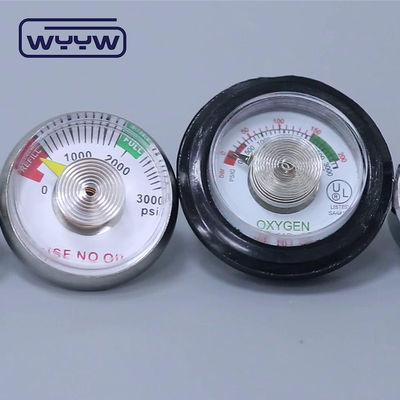 38mm اکسیژن استفاده نمی کند روغن psi فشار پزشکی مانومتر