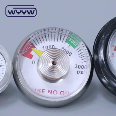 38mm اکسیژن استفاده نمی کند روغن psi فشار پزشکی مانومتر