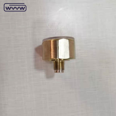minitura فشار سنج لوله بوردون مس 28mm 315bar فشار سنج کوچک هوا برای پینتبال و PCP