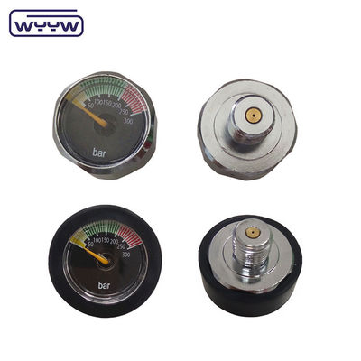 آمازون فروش داغ 20 میلی متر سیاه مینی فشار سنج دیجیتال 4000psi 6000psi 1/8NPT مایکرو گج مانومتر برای پینتبال PCP هوا