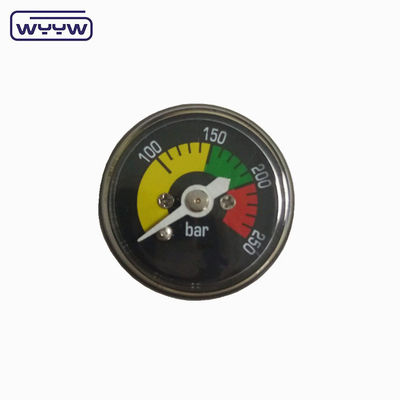1 &quot; 25mm 300 بار مایکرو فشار سنج مانومتر نصب عقب