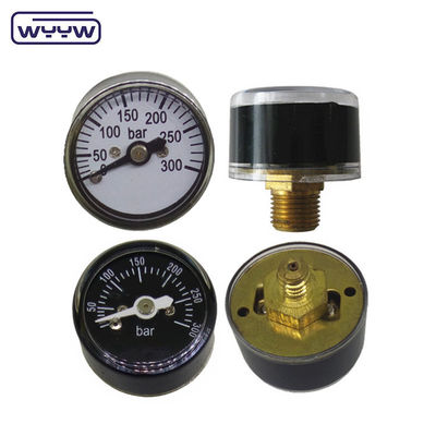 1 &quot; 25mm 300 بار مایکرو فشار سنج مانومتر نصب عقب