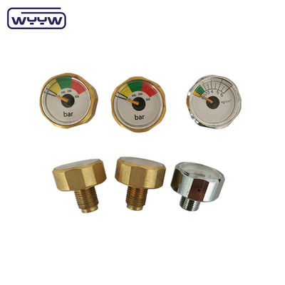 1 اینچ 25mm Bar Psi فشار سنج کوچک 1/8 Npt 1 سال گارانتی
