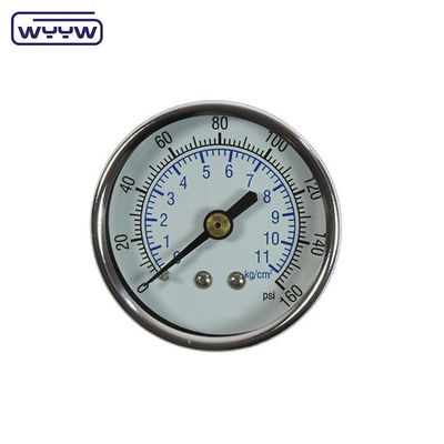 استفاده خشک بدون روغن فشار سنج 160 Psi هوا 60mm SS فشار سنج