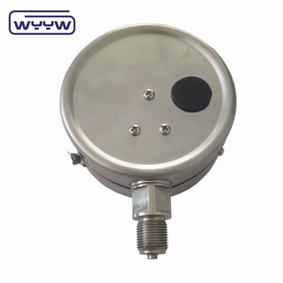 Y-100H استفاده از هیچ روغن اکسیژن 100mm دقیق بالا پایین M20X1.5 G1/2&quot; خشک تمام فولاد ضد زنگ فشار سنج