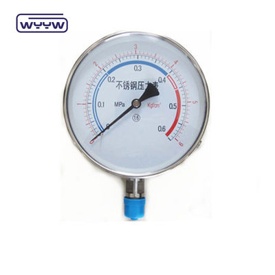 کارخانه WYYW 100mm فولاد ضد زنگ قیمت فشار سنج