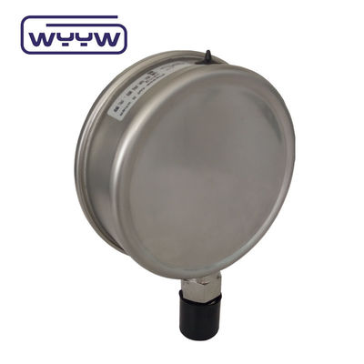 SS304 0-100Bar PSI 63mm 100mm گلیسیرین مانومتر فشار سنج گلیسیرین پر شده
