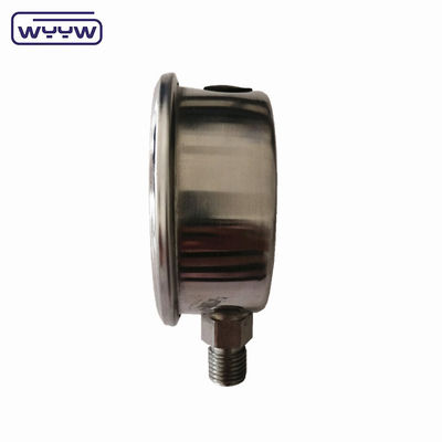 فشار سنج پر از مایع 50mm پایین 1/4