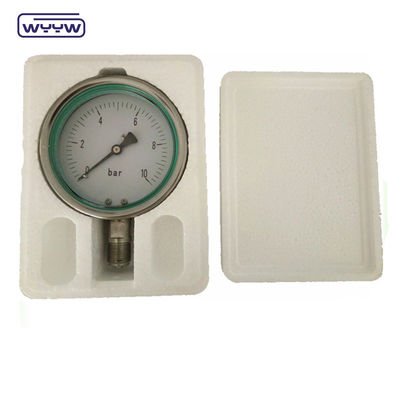 60mm سیلیکون هیدرولیک مایع پر فشار گج مواد فولاد ضد زنگ