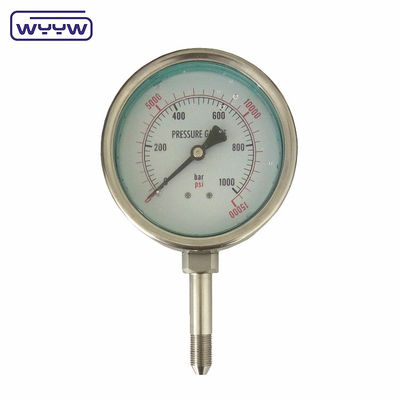 OEM ODM OBM فشار سنج مایع پر شده فشار سنج 1000 بار