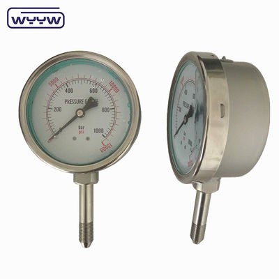 OEM ODM OBM فشار سنج مایع پر شده فشار سنج 1000 بار
