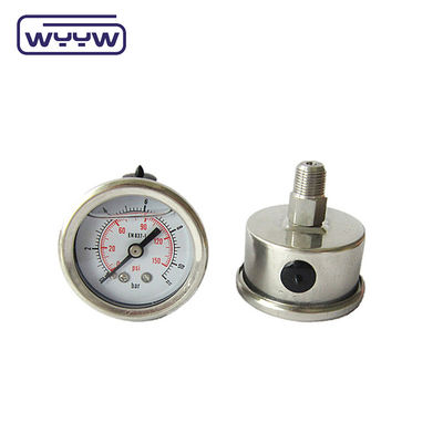 Semi-Stainless Steel Oil Filled Pressure Gauge