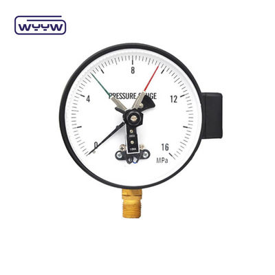 اندازه گیری فشار الکتریکی تماس 100mm 380V Manometer AC