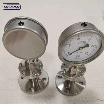 اندازه 1/2 رشته فشار سنج لوله بوردون با 1/4 اینچ NPT اندازه اتصال برای اندازه گیری دقیق فشار