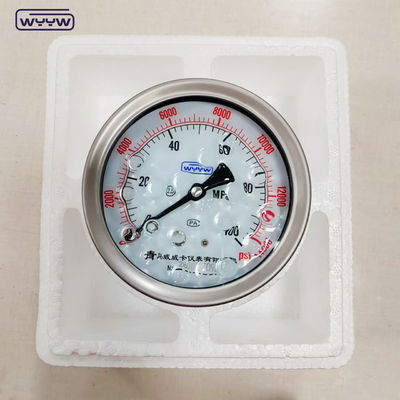 اندازه گیری صنعتی و دقیق با دقت فشار مایع پر شده ±1.6٪ از اندازه کامل