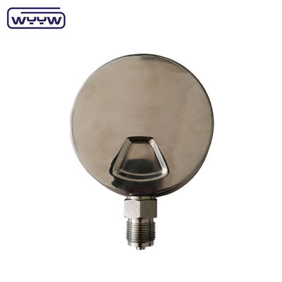 ابزار اندازه گیری فشار حرفه ای با پرکننده مایع 1/2'PT / NPT / G / M Thread Pointer Aluminium