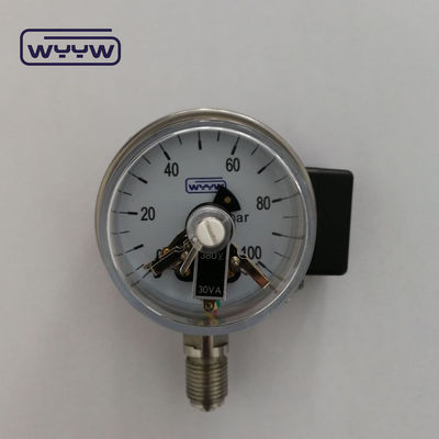 اندازه گیری فشار صنعتی 63 میلی متری فشار سنج الکتریکی با دقت 2.5٪