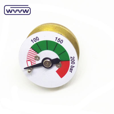 صفحه نمایش آنالوگ مینی فشار سنج قابل سفارشی برای اندازه گیری دقیق 23mm 25mm 28mm 38mm
