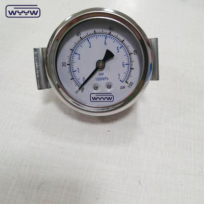 فشار سنج 1 ساله برای مایعات در بار kg/cm2 محدوده فشار