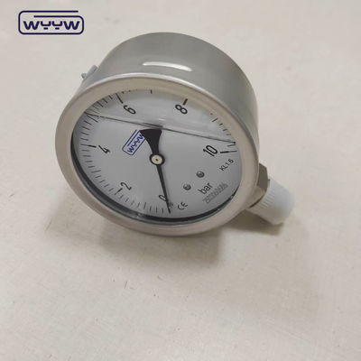 دقت فشار سنج مایع پر شده از مایعات صنعتی سنگین ±1.6% از مقیاس کامل