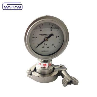 اندازه گیری خلاء دیافراگم 60mm 100mm Thread Standard PT