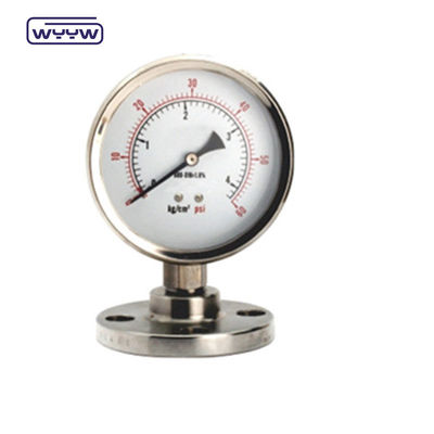 اتصال پایین NPT Thread Standard Diaphragm Type Pressure Gauge برای کنترل و نظارت دقیق فشار