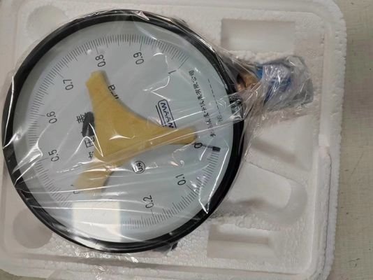 فشار سنج آزمون دقیق درجه صنعتی ساخته شده از فولاد سیاه ± 0.4٪ از مقیاس کامل
