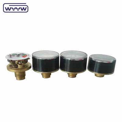 22mm-41mm Mini Pressure Gauge 1/8'' G رشته نصب عقب 1/8''G NPT اندازه اسمی
