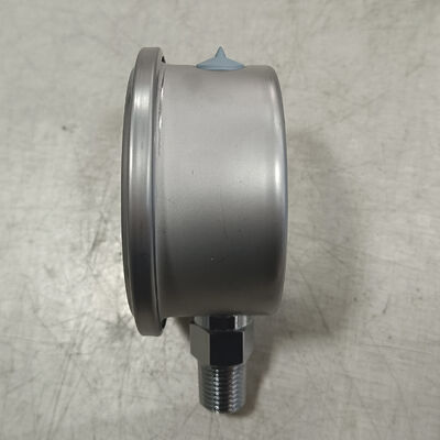 گیج فشار شعاعی پر شده با گلیسیرین 2.5 اینچی با مقیاس دوگانه برای اندازه‌گیری دقیق فشار کم