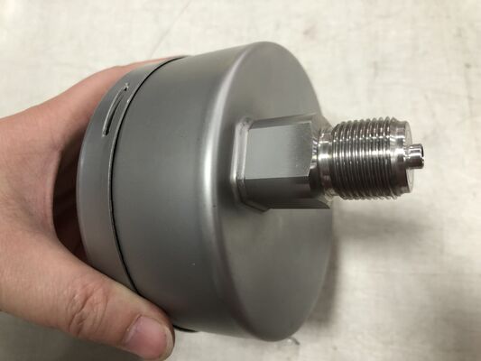 4 اینچ 100mm Stainless Steel Pressure Gauge مقاومت در برابر لرزش مقاومت در برابر خوردگی بدون روغن پر کردن مانومتر