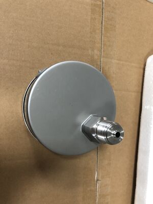 4 اینچ 100mm Stainless Steel Pressure Gauge مقاومت در برابر لرزش مقاومت در برابر خوردگی بدون روغن پر کردن مانومتر