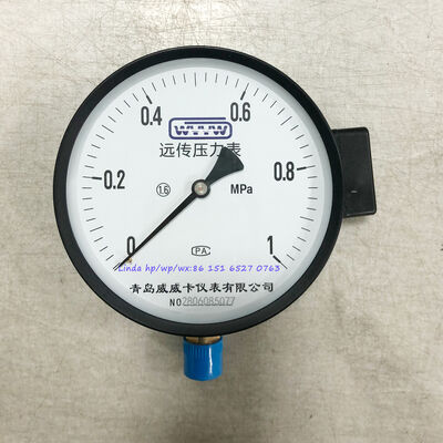 6-inch Dial Remote Reading Pressure Gauge with 0-1.6MPa Range and 1.6 Accuracy Class for Remote Monitoring