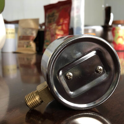 گیج خلاء کپسولی ۲.۵ اینچی ۶۰ میلی‌متری | -۳۰ اینچ جیوه / -۱۰۰ کیلوپاسکال | مقیاس دوگانه